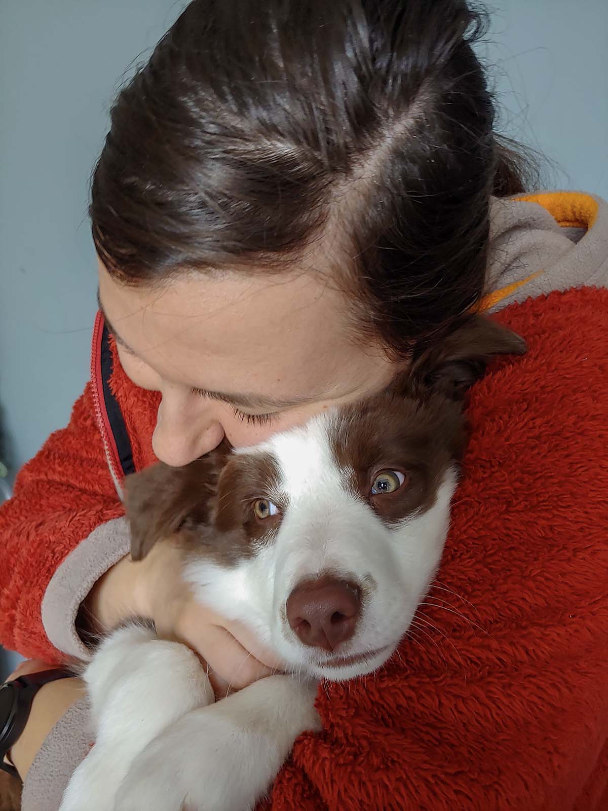 Just snuggling with mom